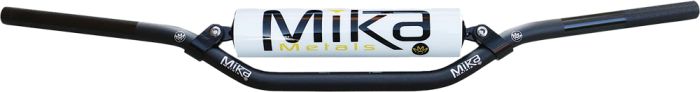 Mika Metals Handlebar Pro Series 7/8" Mini High Bend Wht  White