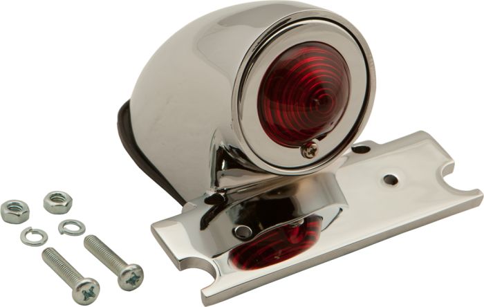 Harddrive Sparto Taillight Chrome  Alpine White