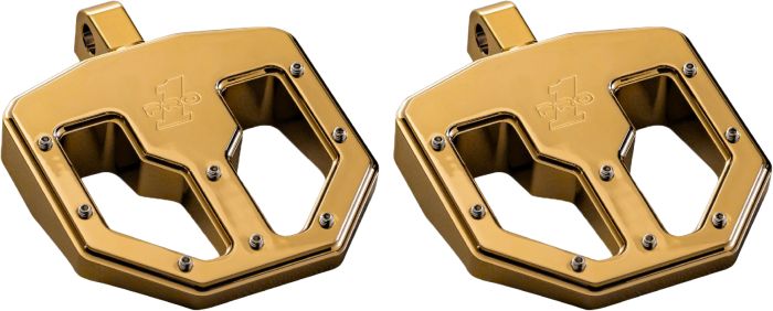 Pro One Pro Peg Bmx V1 Mini Fboard Gold Titanium Nitride  Gold