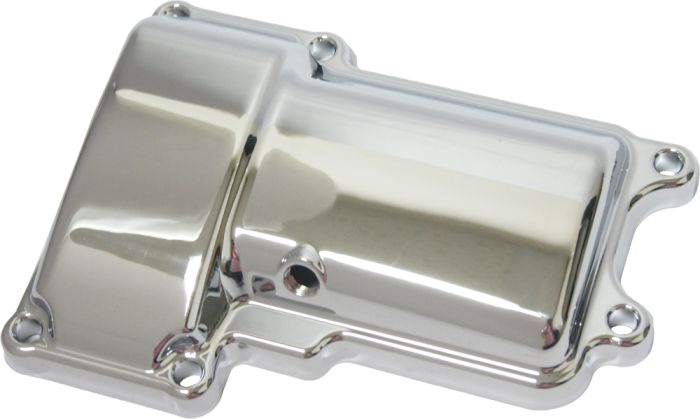 Harddrive Trans Top Cover Chrome 6 Speed Fxst 07-08 Fxd 06-08 Flh/t  Alpine White