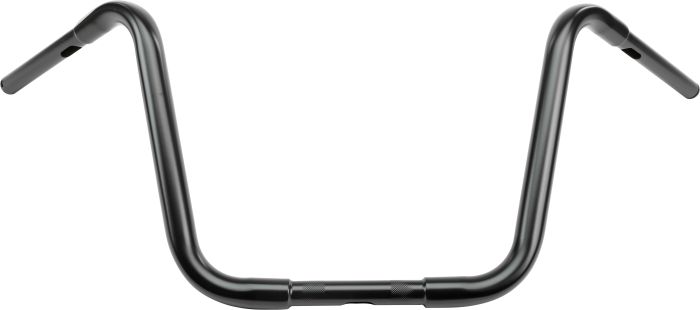 Harddrive 14" Satin Black Ape Hangers 1" Thru Clamp -tbw  Black