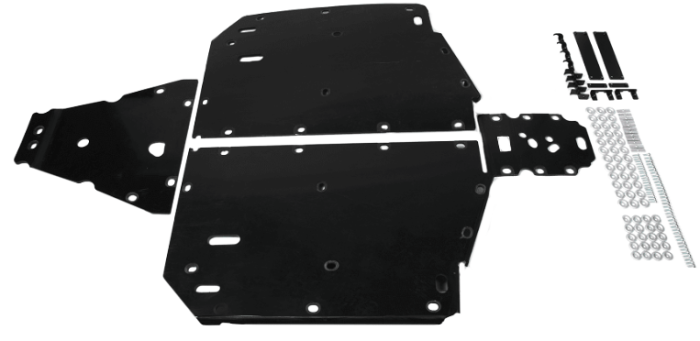 Rival Powersports Usa Central Skid Plate Plastic  Acid Concrete