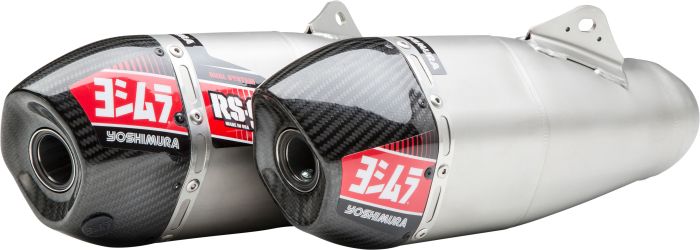 Yoshimura Rs-9 Header/canister/end Cap Exhaust Slip-on Ss-al-ss  Acid Concrete