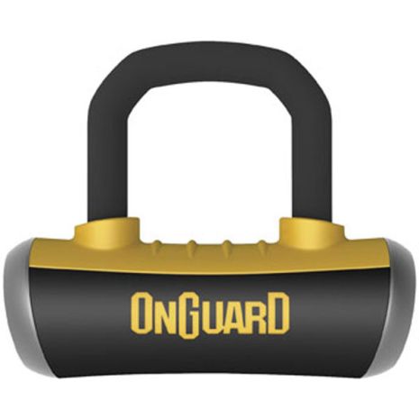 Onguard Boxer 8048 Disc Lock With Disc Reminder Black/yellow  Black/Yellow