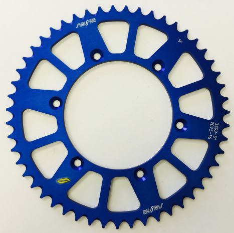 Sunstar Rear Sprocket Aluminum 51t-520 Blu Honda/yamaha  Blue