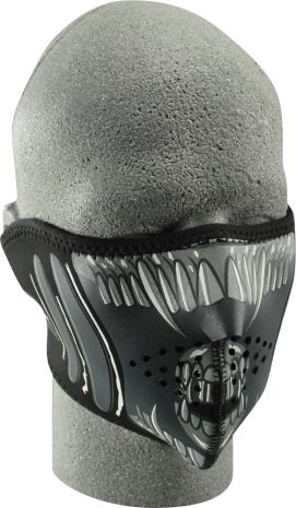 Zan Half Face Mask Alien  Acid Concrete