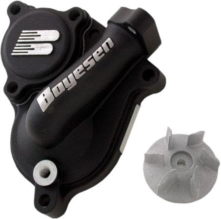 Boyesen Waterpump Cover & Impeller Kit Black  Black