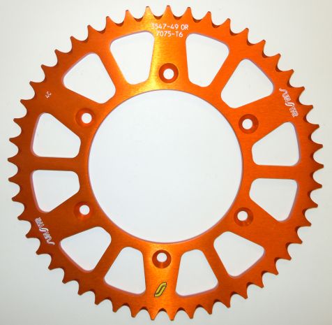 Sunstar Rear Sprocket Aluminum 48t-520 Org Husaberg/husq/ktm  Orange