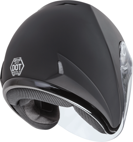 Gmax Of-17 Open-face Helmet Matte Black Md Medium Matte Black