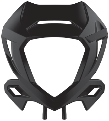 Polisport Headlight Mask Black Beta  Black