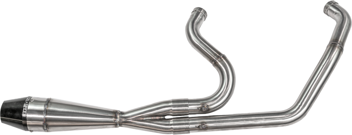 Sawicki 2in1 M8 Softail Shorty Pipe Brushed Ss  Natural