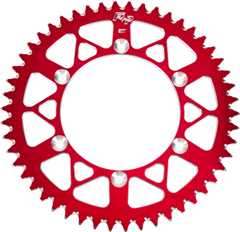 Fire Power Rear Sprocket Aluminum 50t-520 Red Honda  Red