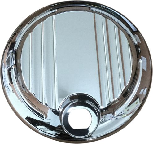 Harddrive Billet Fuel Door Chrome Flh/flt 08-up  Acid Concrete