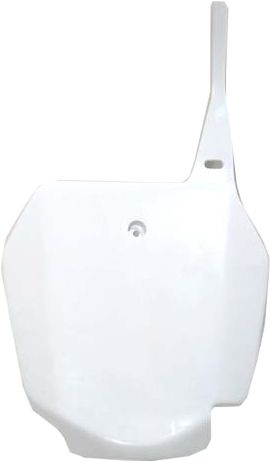 Acerbis Front Number Plate White  White