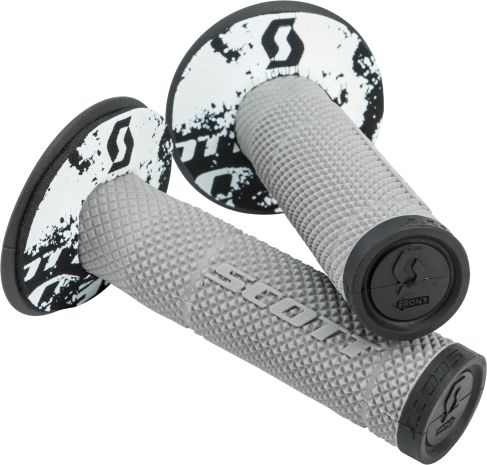 Scott Sxii Grips - Twist Throttle  Black/Grey