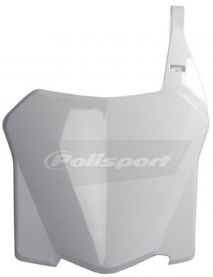 Polisport Number Plate White  White