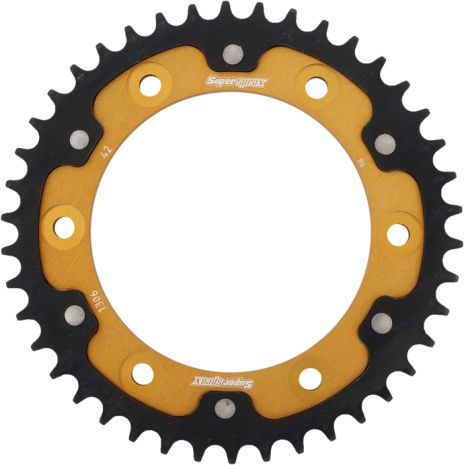 Supersprox Rear Stealth Sprocket Alu/stl 42t-530 Gld Honda  Gold