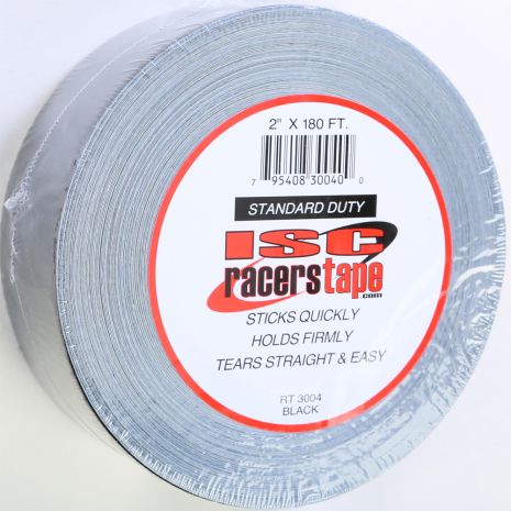 Isc Racers Tape 2"x180' (black)  Black