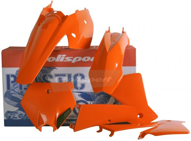 Polisport Plastic Body Kit Orange  Orange