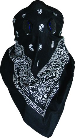 Atv Tek Dust Mask Bandanna Black  Black