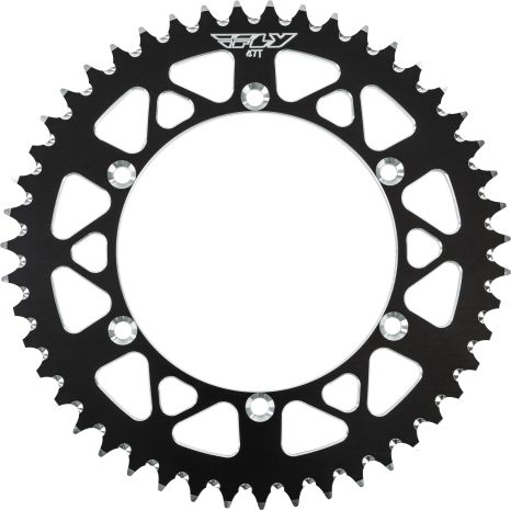 Fly Racing Rear Sprocket Aluminum 47t-520 Blk Kawasaki/suzuki  Black