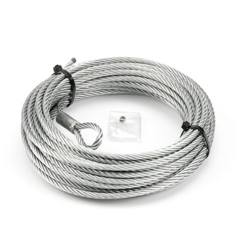 Warn Rpl Wire Rope 1/4"x50' Vrx45/axon45/55  Alpine White