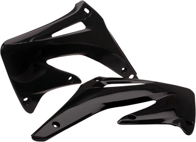 Acerbis Radiator Shrouds Black  Black