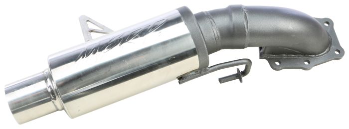 Mbrp Performance Exhaust Race Silencer  Acid Concrete