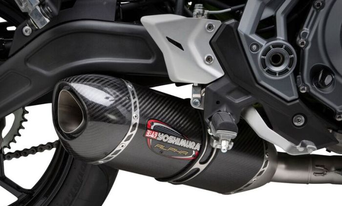 Yoshimura Exhaust Race Alpha-t Full-sys Ss-cf-cf  Acid Concrete