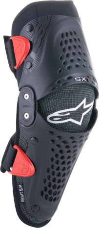 Alpinestars Sx-1 Youth Knee Protector Black/red Lg/xl Youth Large/X-Large Black/Red