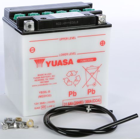 Yuasa Battery Yb30l-b Conventional  Acid Concrete