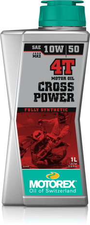 Motorex Cross Power 4t 10w50 1lt 10/case  Acid Concrete