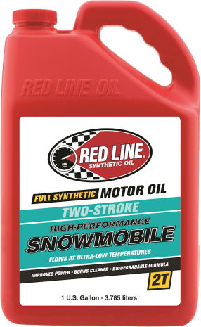 Red Line Snowmobile Oil 1gal  Alpine White