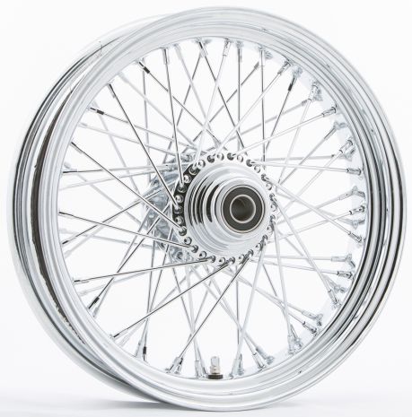 Harddrive Fr 60-spk Sd Chrome 16x3.5 Flst-hub 3/4" Axl 00 Ltr  Alpine White