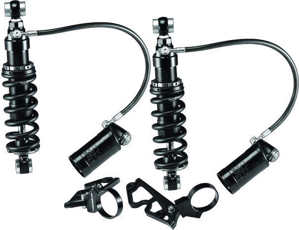 Harddrive Touring Remote Res Shocks 13" Std 13 in. Acid Concrete