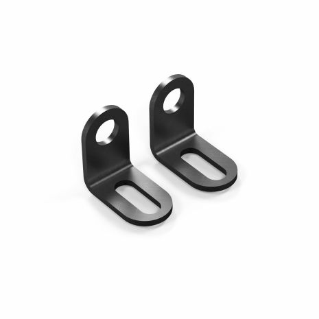 Rizoma Turn Signal Mounting Kit Rear Black Pair  Black