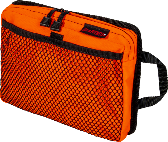 Moto Pockets Top Case Bag High-vis Orange 11x9x2  Hi-Vis Orange