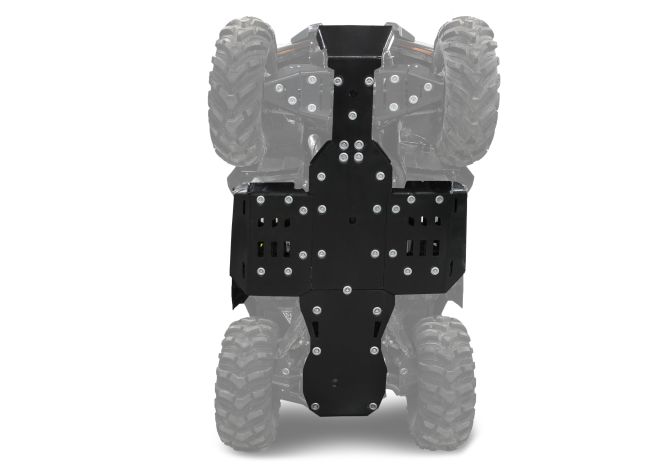 Rival Powersports Usa Central Skid Plate Plastic  Acid Concrete