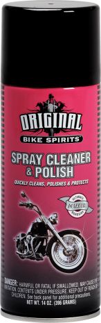 Bike Spirits Spray Cleaner & Polish 14 Oz  Alpine White