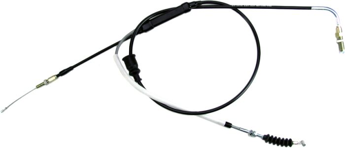 Motion Pro Black Vinyl Throttle Cable  Alpine White