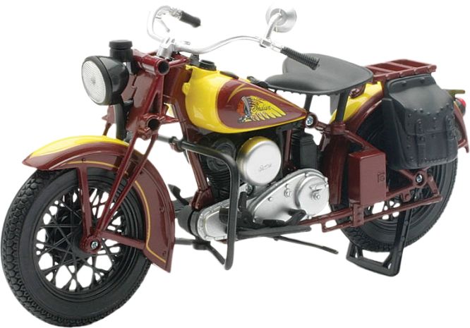 New-ray Replica 1:12 Sport Scout 1934 Indian Sport Scout  Alpine White