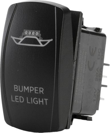 Flip Bumper Lighting Switch Pro Series Backlit  Acid Concrete