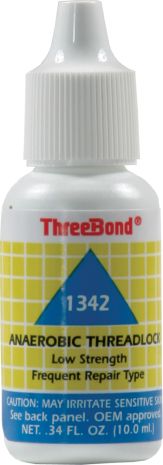 Threebond Low Strength Thread Lock 10ml  Alpine White