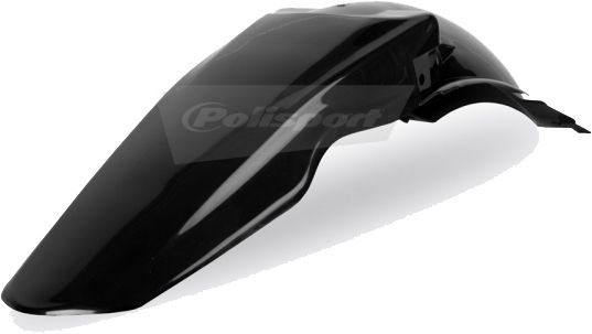 Polisport Rear Fender Black  Black