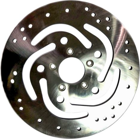 Harddrive Brake Rotor Front 11.5" Ss Polished 2.22id  Acid Concrete