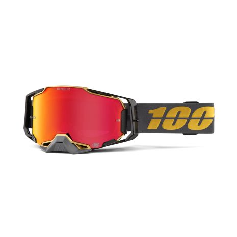 100% Armega Hiper Goggle Falcon 5 Mirror Red Lens  Acid Concrete