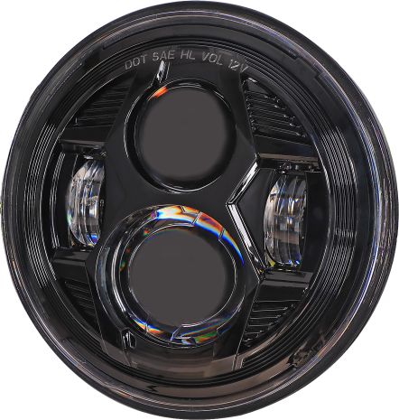 Pathfinder 5 3/4" Led Headlight Black  Black