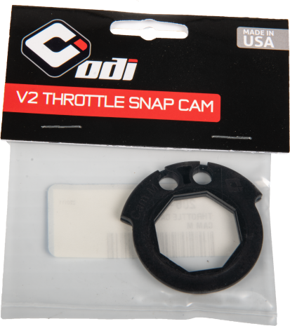 Odi V2 Snap-on Throttle Cam  Black/1/4" ID