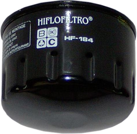 Hiflofiltro Oil Filter  Black