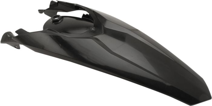 Acerbis Rear Fender W/taillight Tab Black  Black